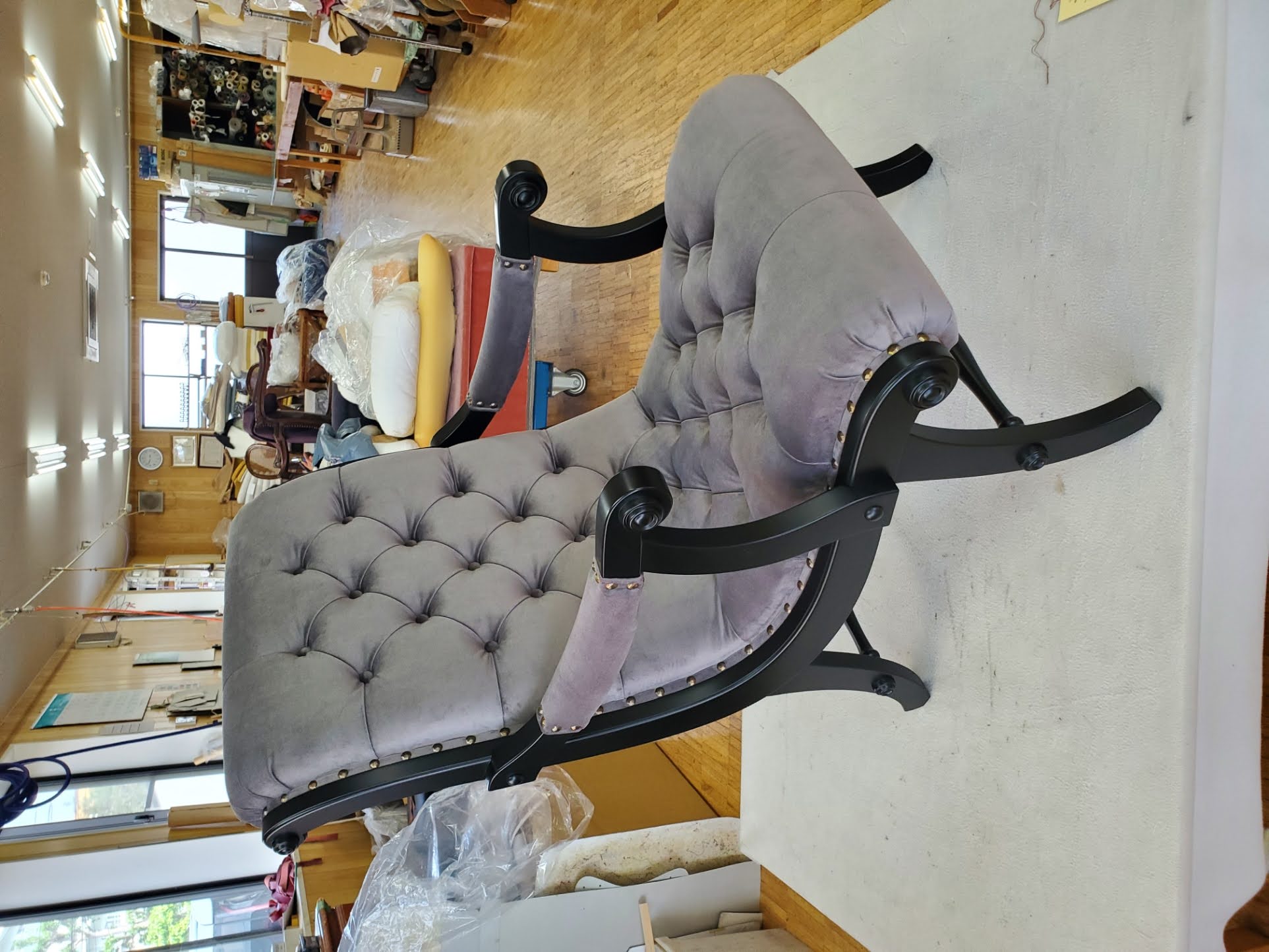 ダニエル家具 ソファシリーズ ブーツソファ 別注ブラックカラー